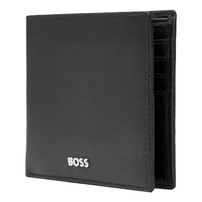 Black Smooth Wallet and Rollerball by Hugo Boss