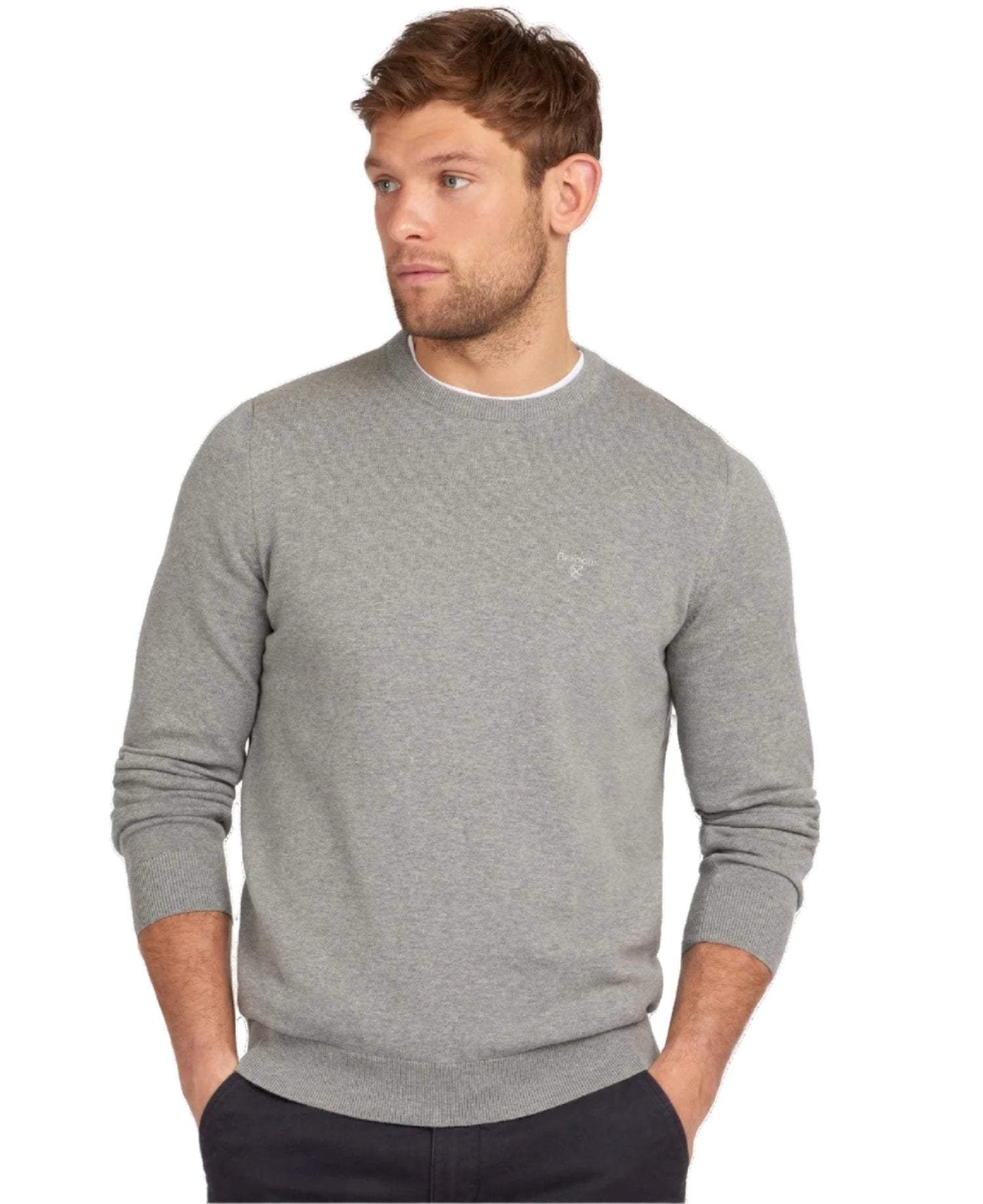 Barbour Pima Cotton Crew Neck Jumper