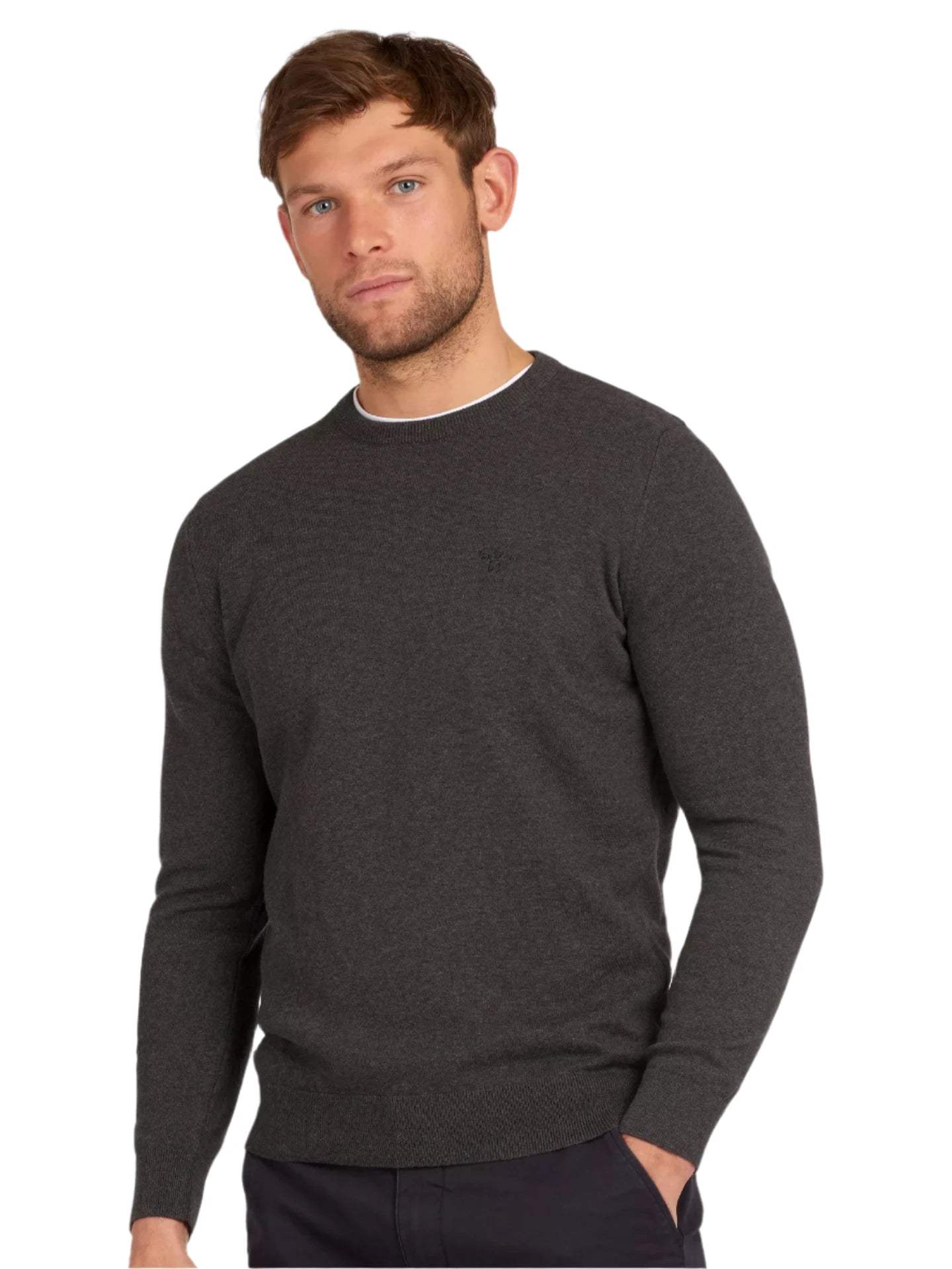 Barbour Pima Cotton Crew Neck Jumper