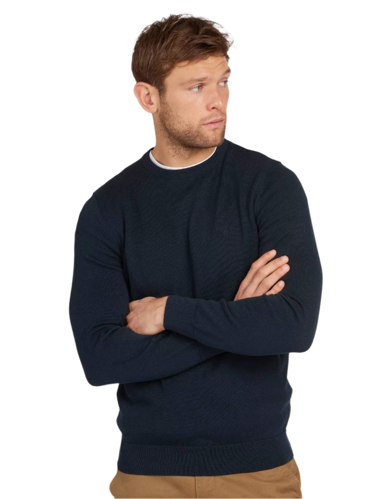 Barbour Pima Cotton Crew Neck Jumper