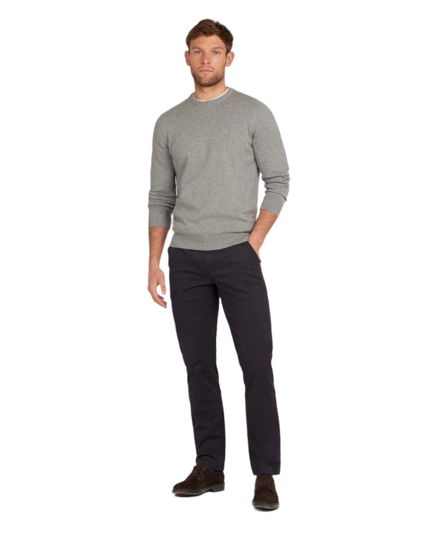 Barbour Pima Cotton Crew Neck Jumper