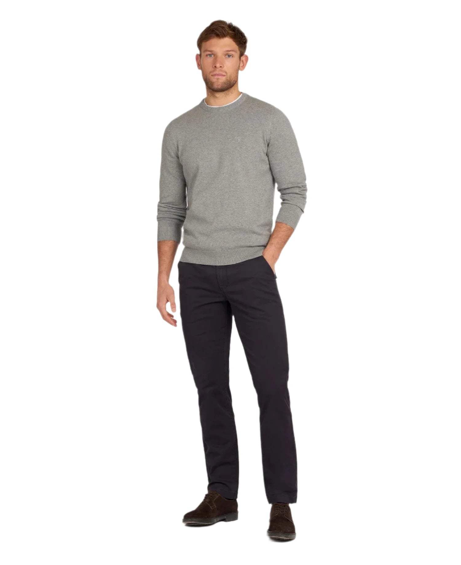 Barbour Pima Cotton Crew Neck Jumper