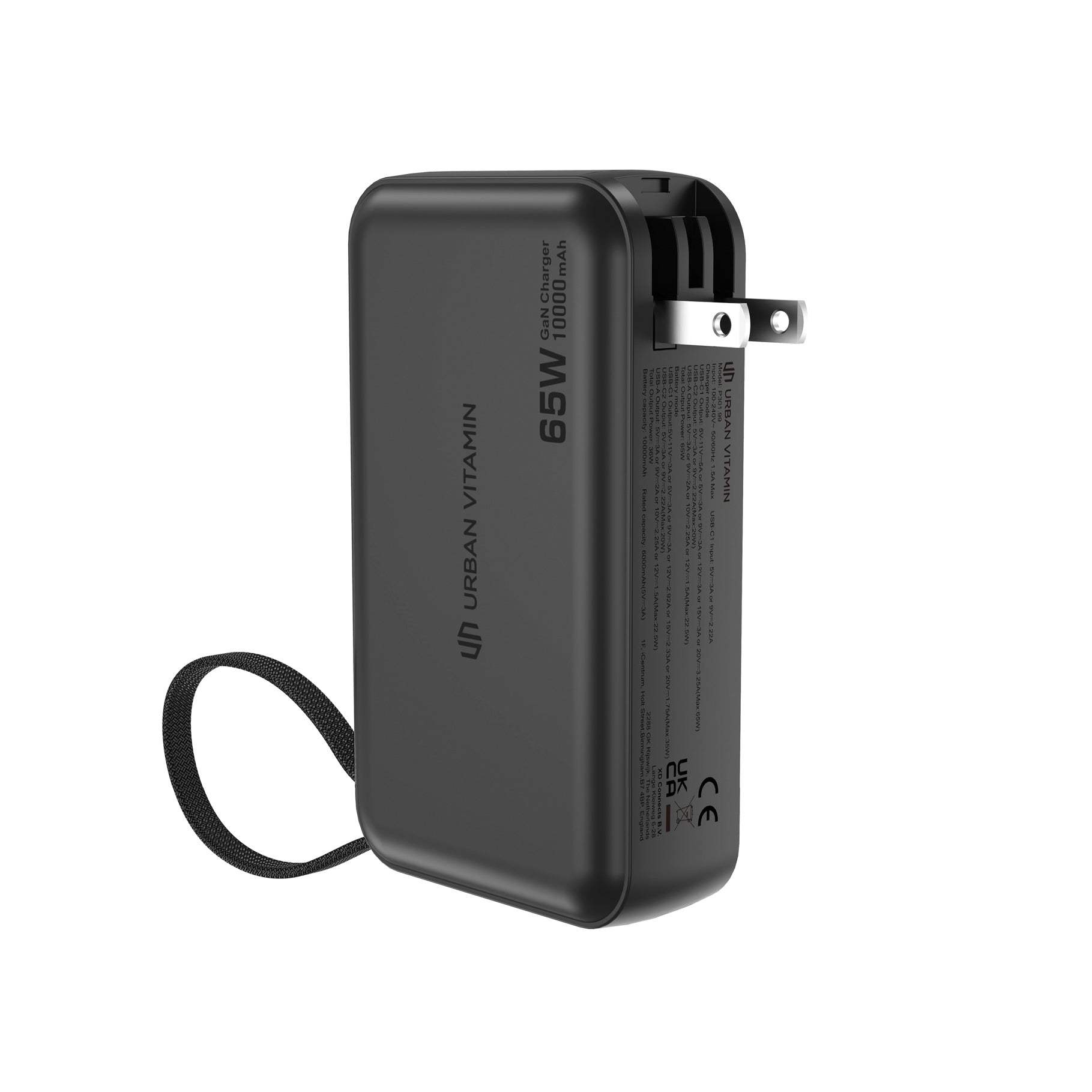 Eureka hybrid GANcharger 10000mah powerbank65W