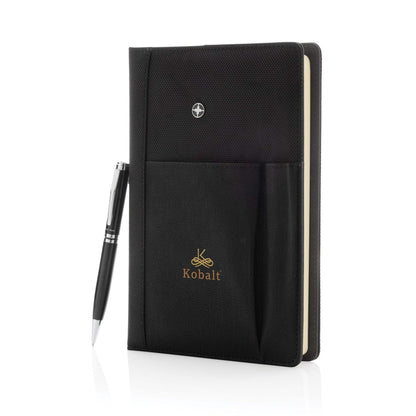 Refillable notebook and pen set