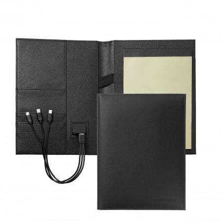 Storyline Folder A5 + Power bank by Hugo Boss