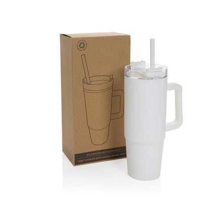 Tana RCS recycled plastic tumbler with handle 900ml