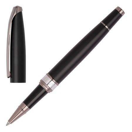 Abbey Matt Black Rollerball Pen by Cerruti 1881