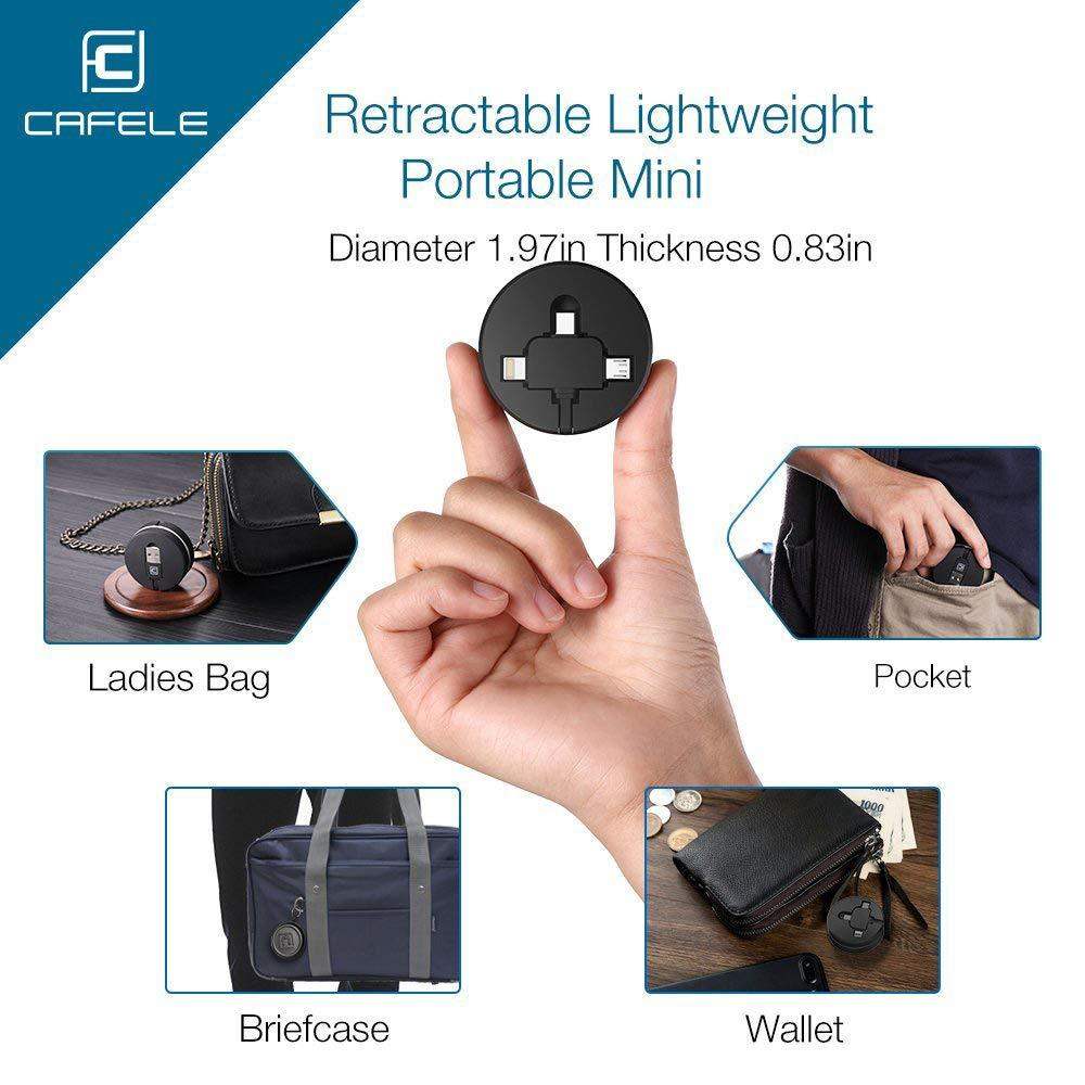 CAFELE Retractable Charging USB Cable