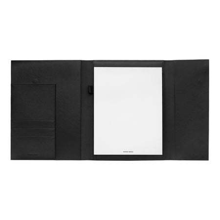 Folder A4 Pinstripe Black by Hugo Boss