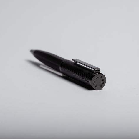 Formation Herringbone Gun Ballpoint Pen by Hugo Boss