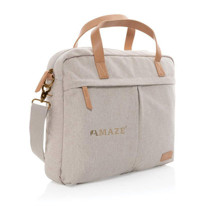 Impact AWARE 16 oz recycled canvas laptop bag