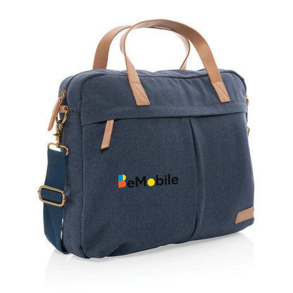 Impact AWARE 16 oz recycled canvas laptop bag