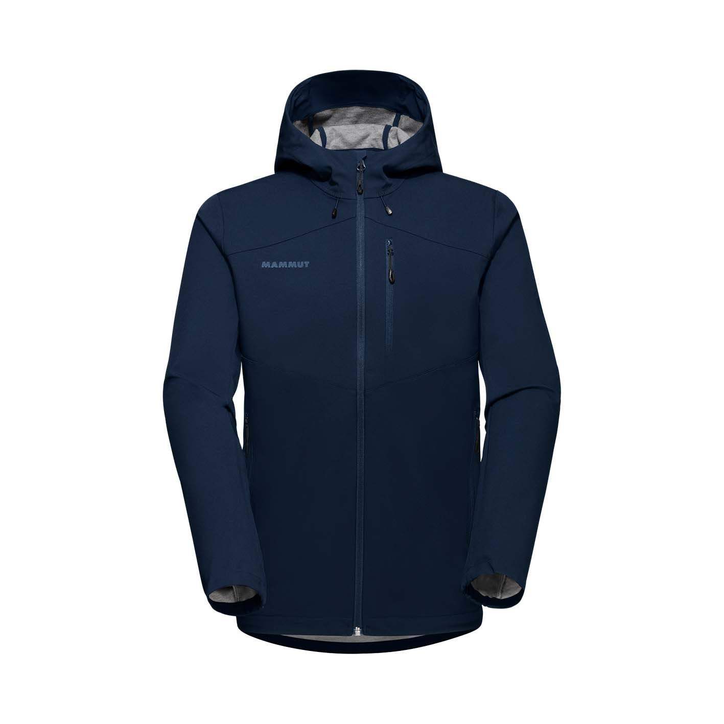 Men's Corporate Softshell Hooded Jacket by Mammut