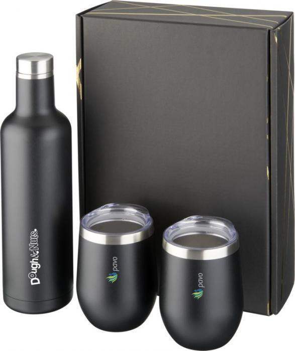 Pinto and Corzo copper vacuum insulated gift set