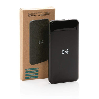 RCS Standard Recycled Plastic Wireless Powerbank