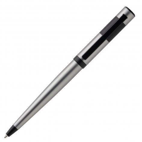 Ribbon Matte Chrome Ballpoint Pen by Hugo Boss