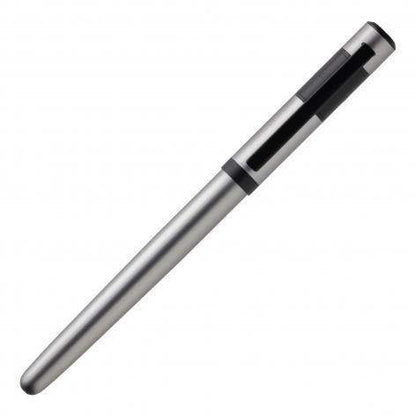 Ribbon Matte Chrome Rollerball Pen by Hugo Boss