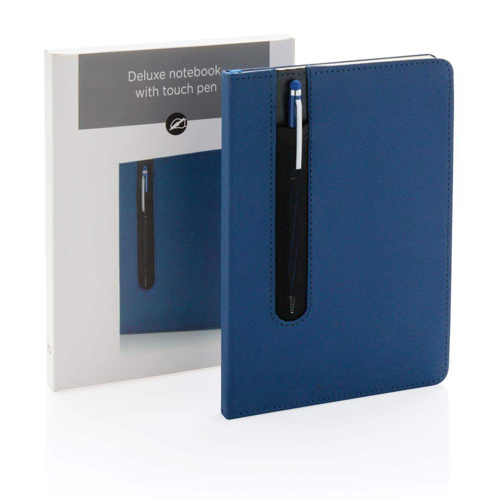 Standard Hardcover PU A5 notebook with Stylus Pen