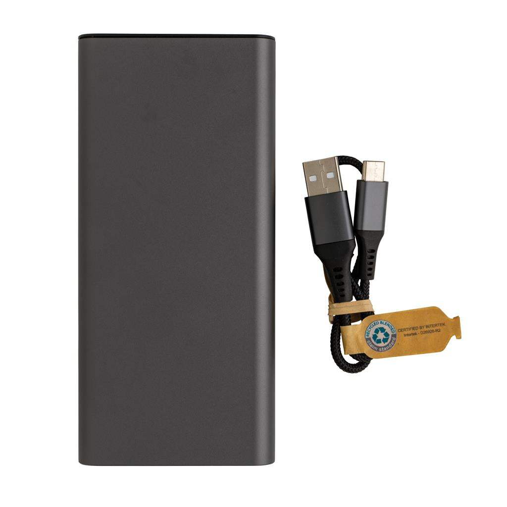 Terra RCS recycled 20W aluminium powerbank 20.000 mAh