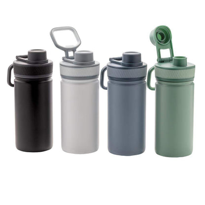 Vacuum Stainless Steel Bottle with Sports Lid 550ml