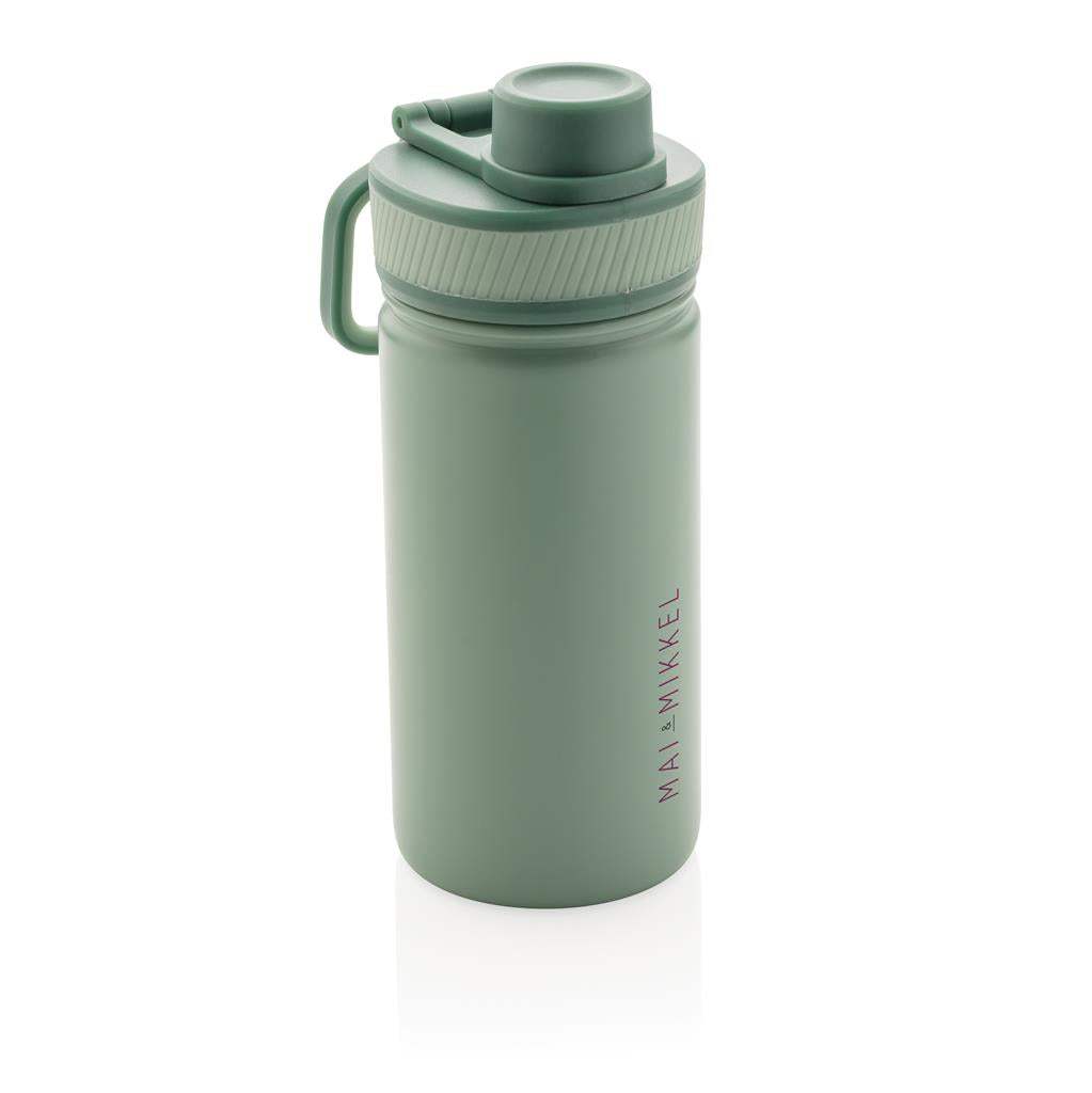 Vacuum Stainless Steel Bottle with Sports Lid 550ml