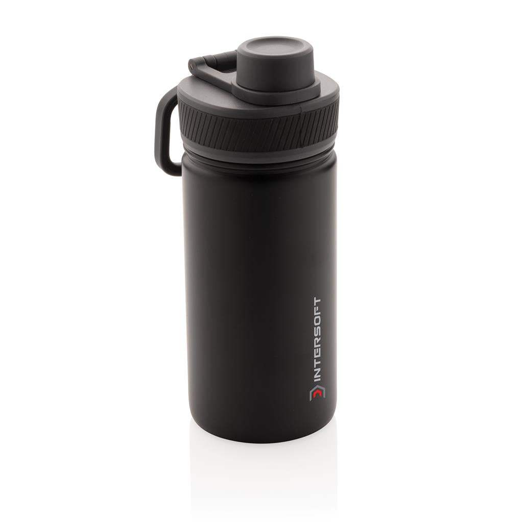 Vacuum Stainless Steel Bottle with Sports Lid 550ml