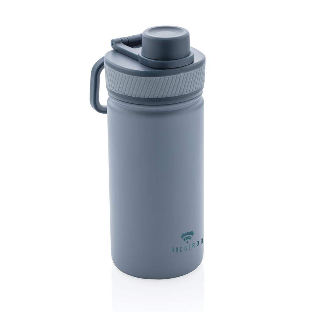 Vacuum Stainless Steel Bottle with Sports Lid 550ml